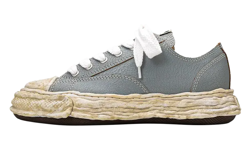 Maison Mihara Yasuhiro Peterson 23 Low “Cracking Leather – Grey” (A12FW708-GRY)