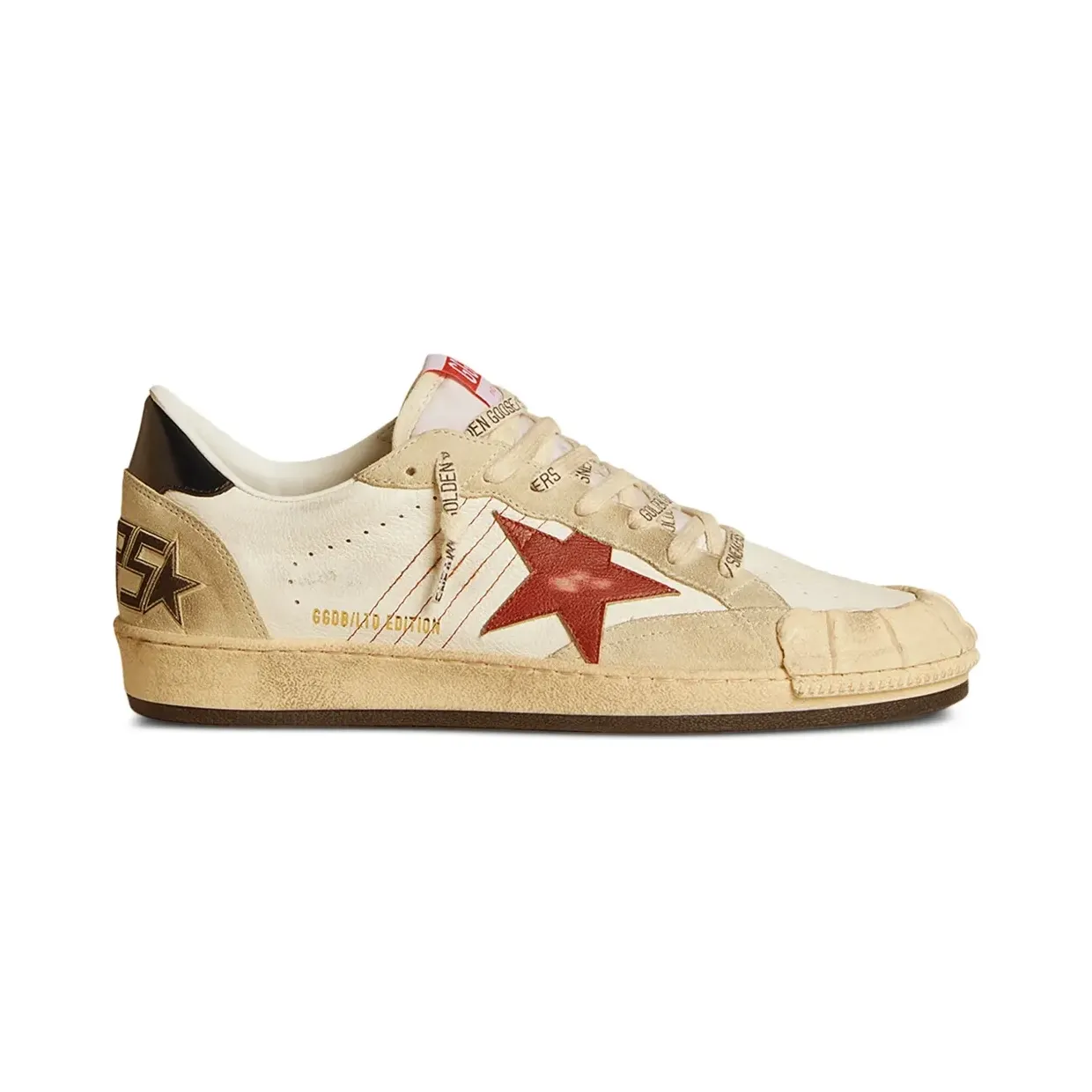 Golden Goose Ball Star sneakers – Beige (GMF00351F006565)