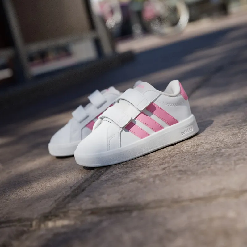 Adidas Grand Court 3.0 Peuters Cloud White / Bliss Pink / Bliss Pink (JP9376)