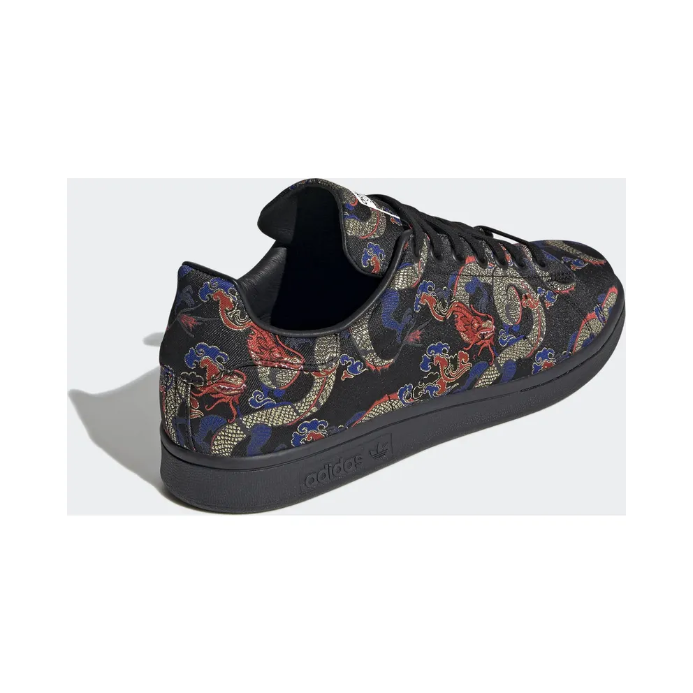 adidas Stan Smith Dragon Print Core Black/Core Black/Cloud White (EH2237)