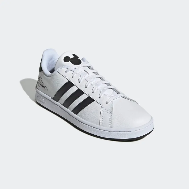 Adidas Grand Court Base Cloud White / Carbon / Ray Red (GW3658)