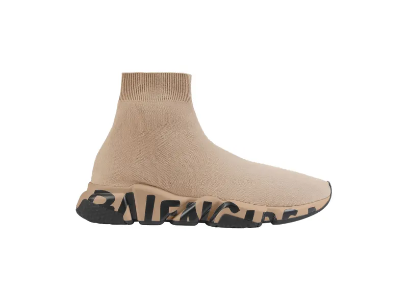 Balenciaga Speed Beige Black (645334W2DB79710)