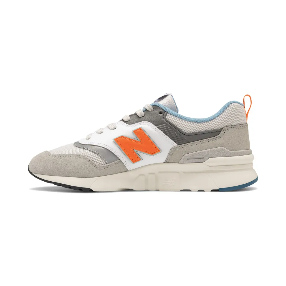 New Balance 997H Rain Cloud White/Grey-Orange (CM997HAG)