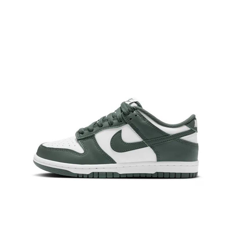 Nike Dunk Low GS “White / Vintage Green” (FB9109-120)