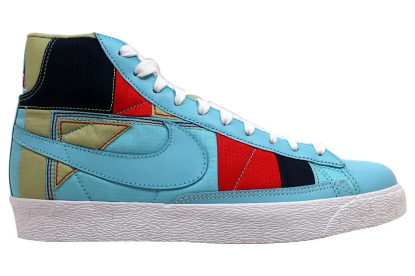 Nike Blazer Mid Premium Powder Blue/Powder Blue-White-Red (W)
