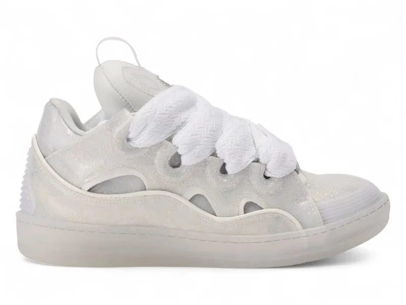 Lanvin Curb White Glitter (FU SKDK12 MEDU P2500)