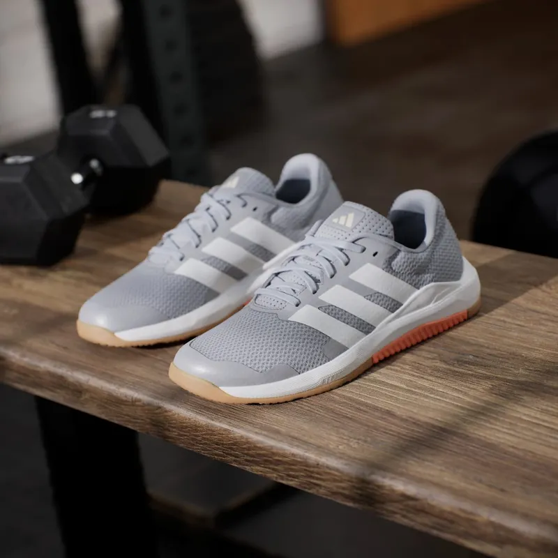 Adidas Dropset Base Training Halo Silver / Cloud White / Beam Orange (JQ1451)