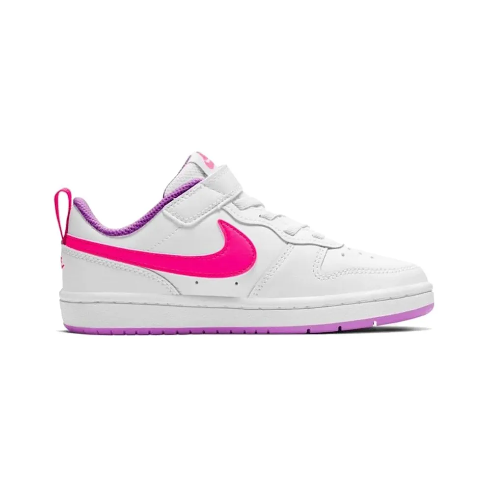 Nike Court Borough Low 2 White Fuchsia Glow (BQ5451-111)