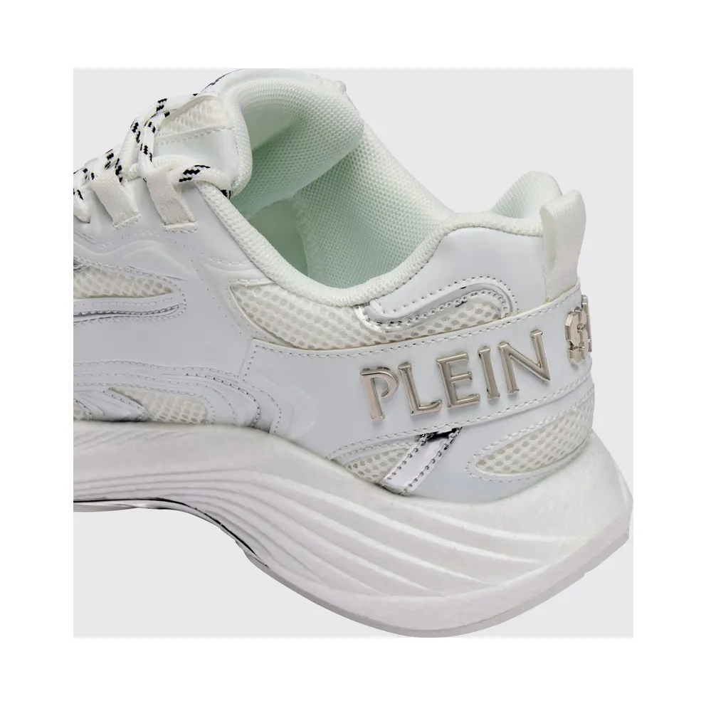 Plein Sport Pegasus Project Mesh And Patent Leather White (FAESUSC0848STE003N01)