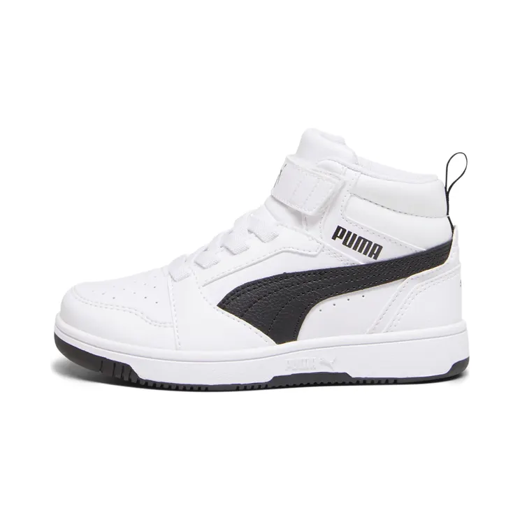 Puma Rebound V6 Mid “Puma White / Puma Black” (393832_02)