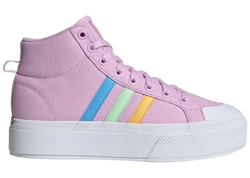 adidas Bravada 2.0 Platform Mid Bliss Lilac Semi Spark Semi Green Spark (ID5550)