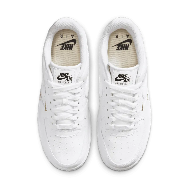 Nike Air Force 1 ’07 ESS White Metallic Gold (CT1989-100)