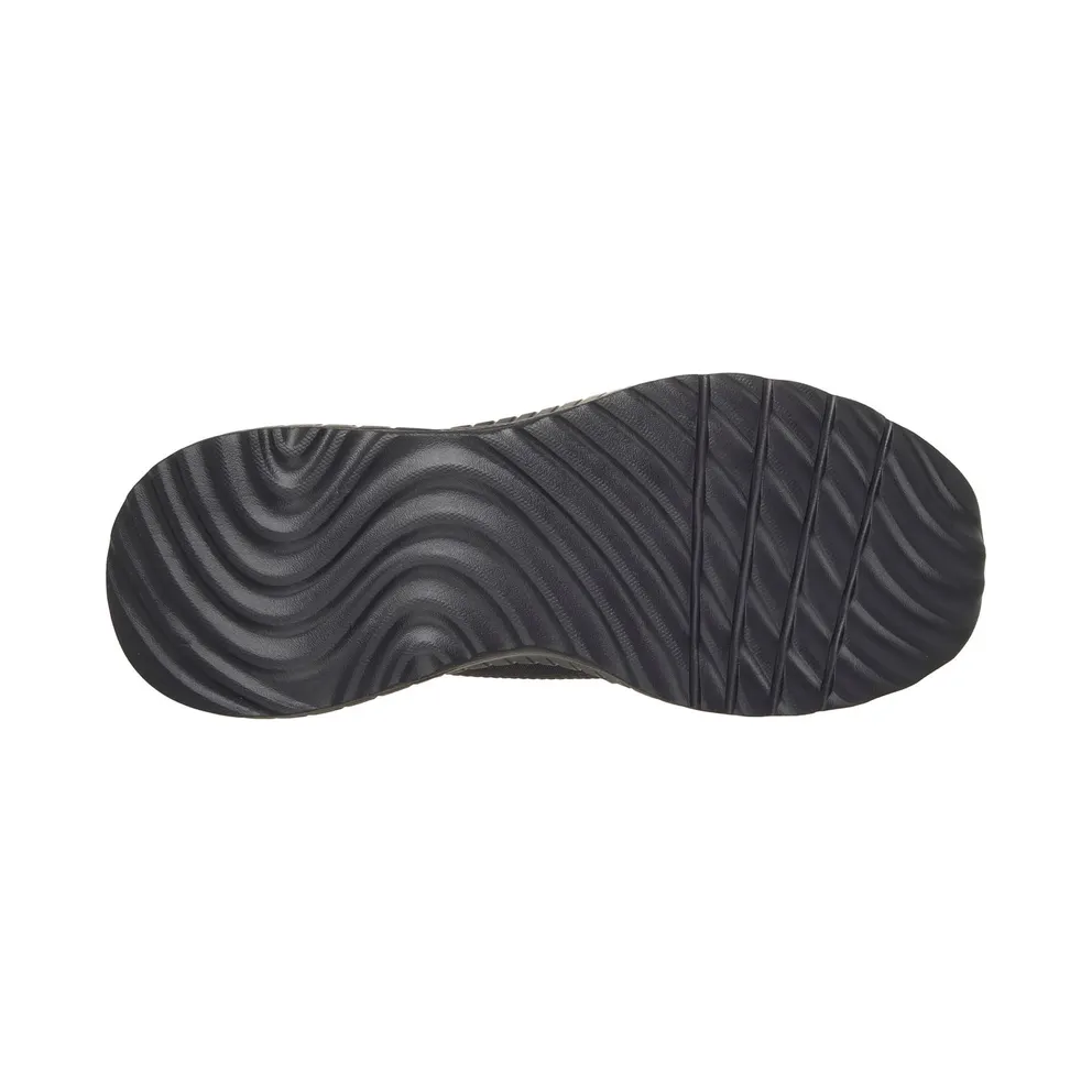 Skechers Slip-ins: BOBS Sport Squad Chaos – Solid Step Sneaker Donker Houtskool
