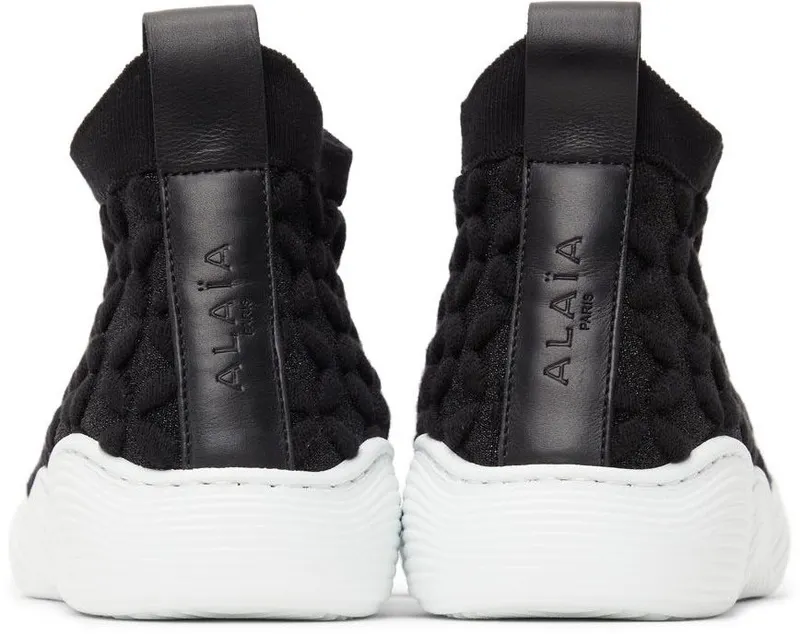 Alaïa Black Sock Sneaker 999 Black (AA3T011TK003)