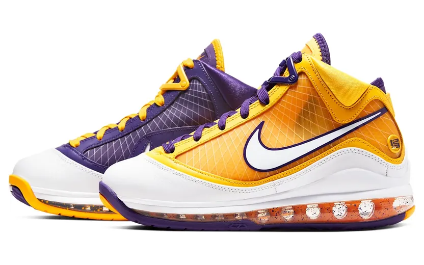 Nike LeBron 7QS ‘Media Day’ GS Court Purple/White/Amarillo (DA3203-500)