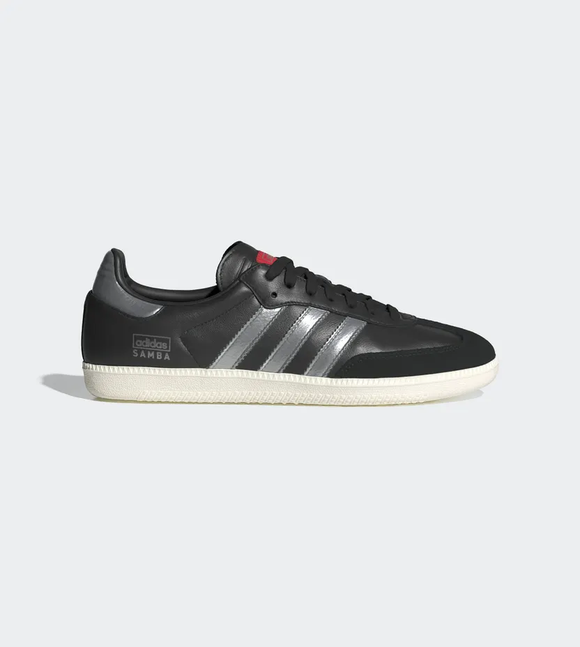 adidas Samba OG Core Black / Silver Metallic / Off White (IF1825)