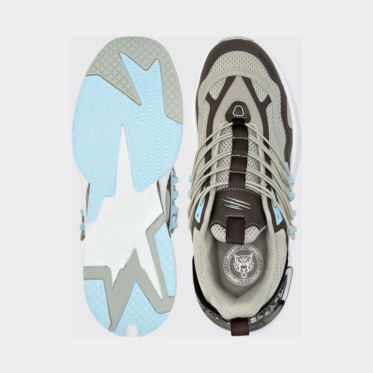 Plein Sport Air Pressure Gen. X.04 Low-Top Sneakers in Mesh with Chunky Sole Violet (SAESUSC0736STE003N0673) (3)