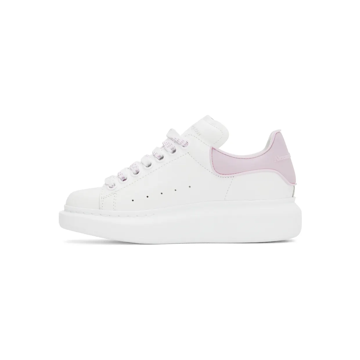 Alexander McQueen White & Black Oversized Sneakers (621056WHXMT) (3)