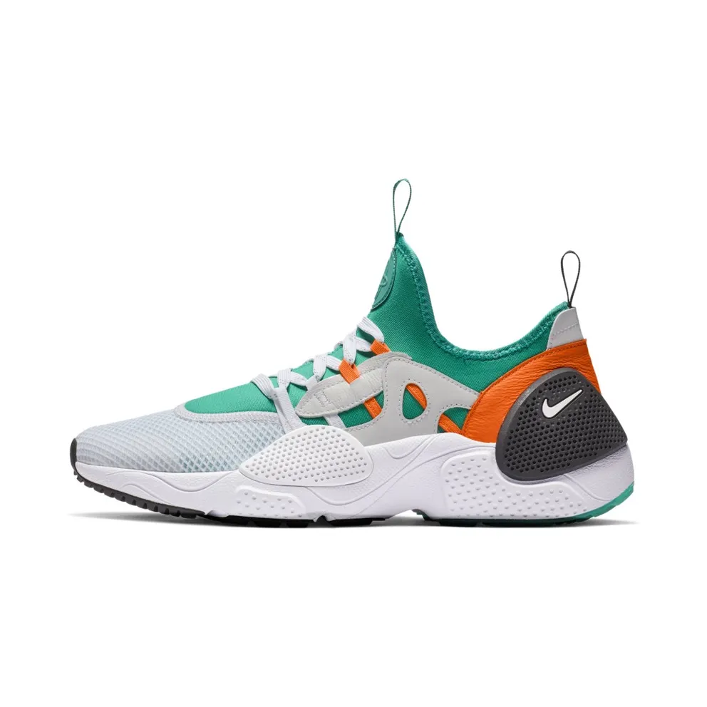 Nike Huarache Edge Sneaker of the Gods White/White-Clear Emerald-Total Orange (BQ5206-100)