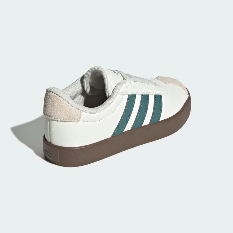 Adidas VL Court 3.0 Kids Off White / Preloved Teal / Wonder White (JR2219)