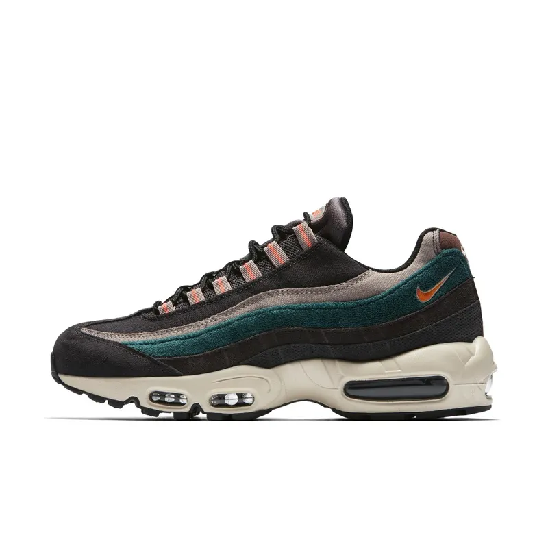 Nike Air Max 95 Grey Rainforest Bright Mango Oil Grey/Thunder Grey-Rainforest-Bright Mango (538416-018)