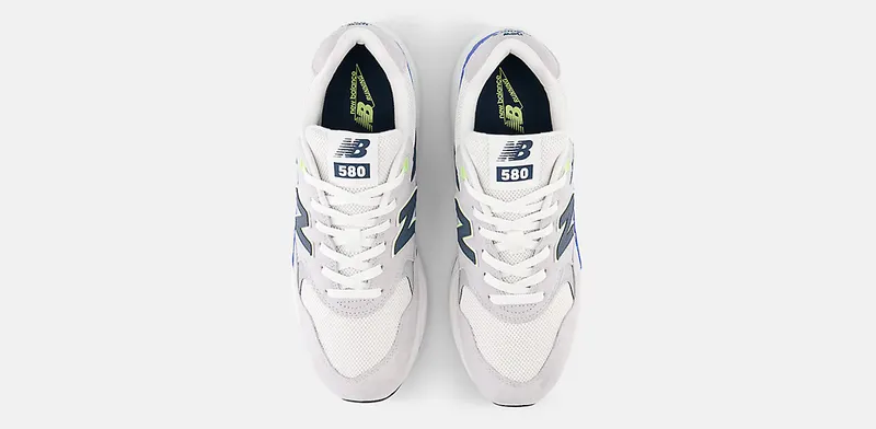 New Balance 580 Raincloud Marine Blue Lime Green (MT580WT2)