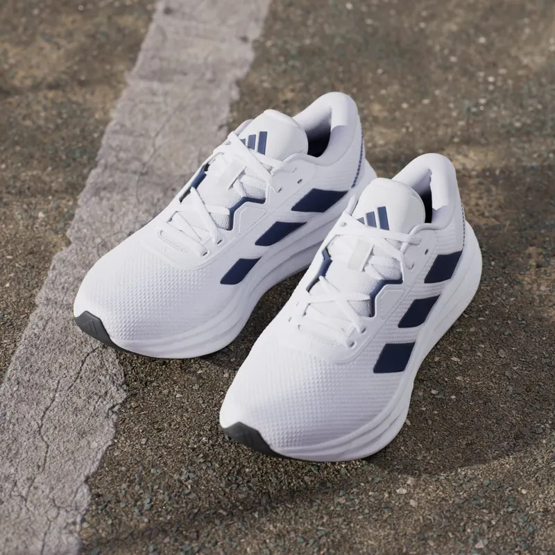 Adidas Galaxy 7 Running Shoes Cloud White / Dark Blue / Core Black (JQ2620)