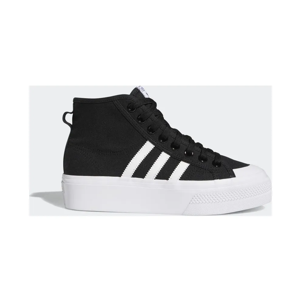 adidas Nizza Platform Mid Schuh Core Black / Cloud White / Cloud White (FY2783)