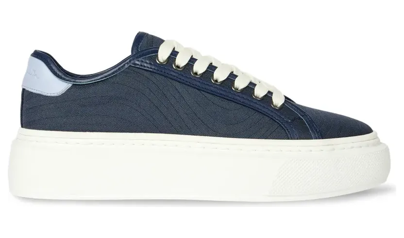 Paul Smith Sneakers met plateauzool en gedraaid effect – Blauw (W1SGUP10UPLY)