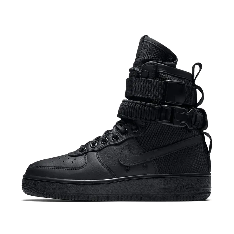 Nike  SF Air Force 1 High Triple Black (W) Black/Black (857872-002)