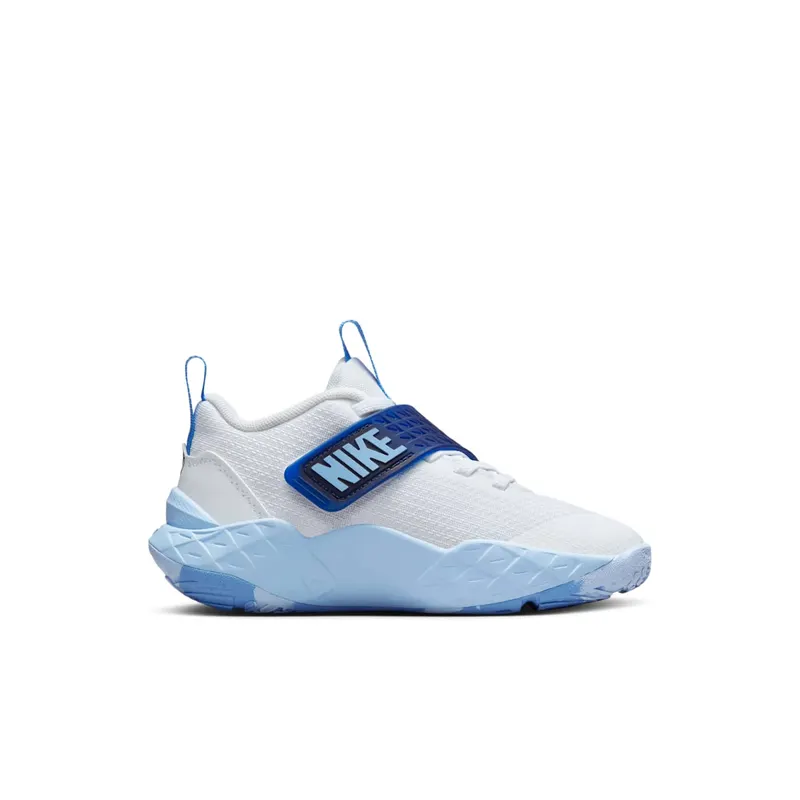 Nike Team Hustle D 12 White Psychic Blue Midnight Navy University Blue (HF6280-100)