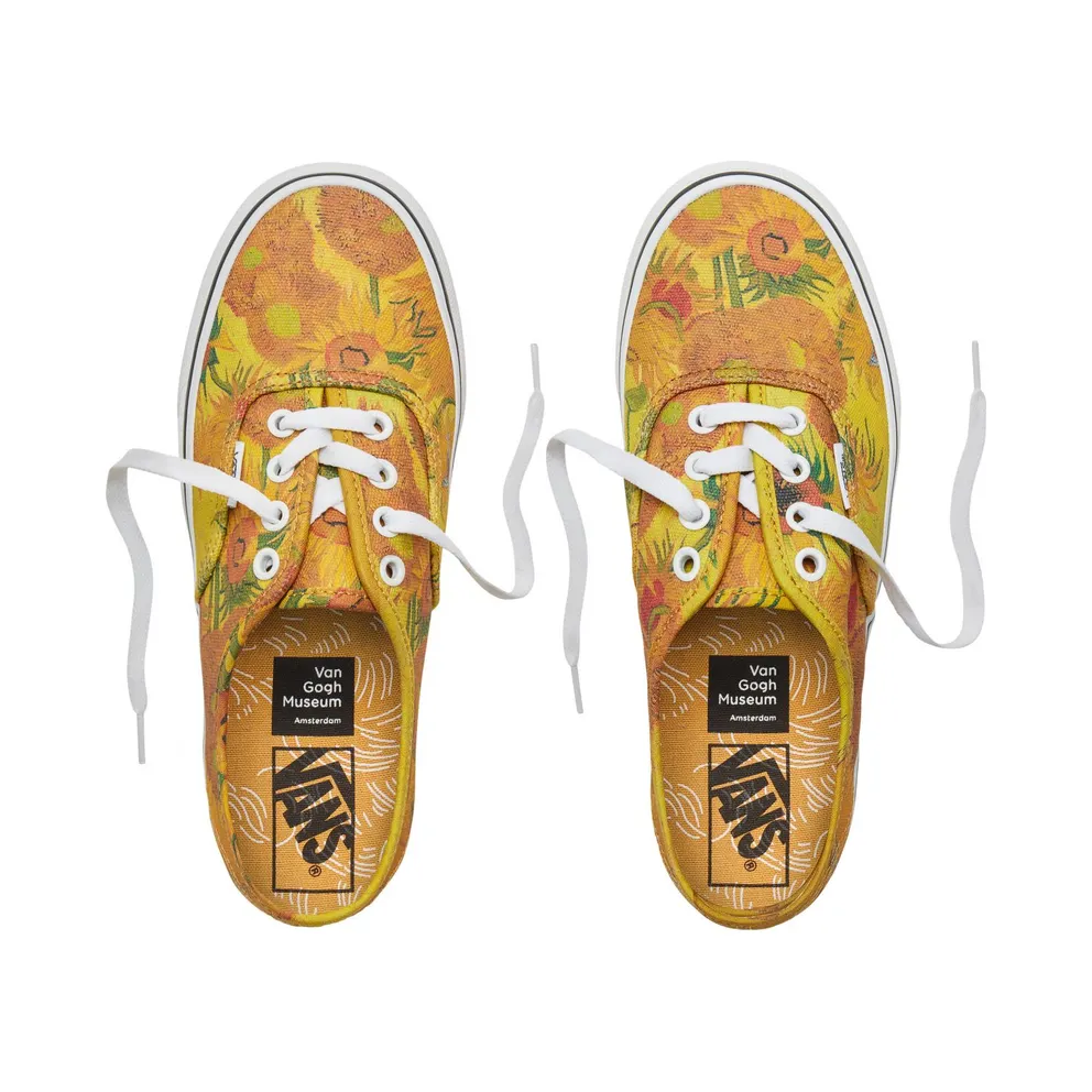 Vans Authentic Van Gogh Sunflowers (W) Sunflowers/True White (VA38EMU3W)