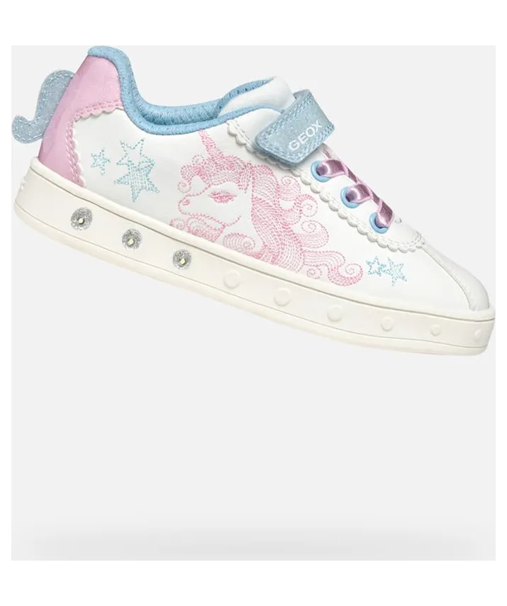 Geox sneaker Wit/Roze (J558WA0BCKCC0406)