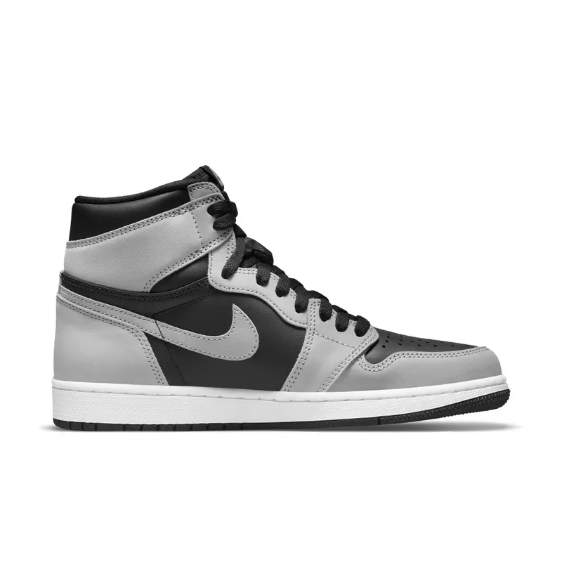 Jordan 1 Retro High Black White Light Smoke Grey (555088-035)
