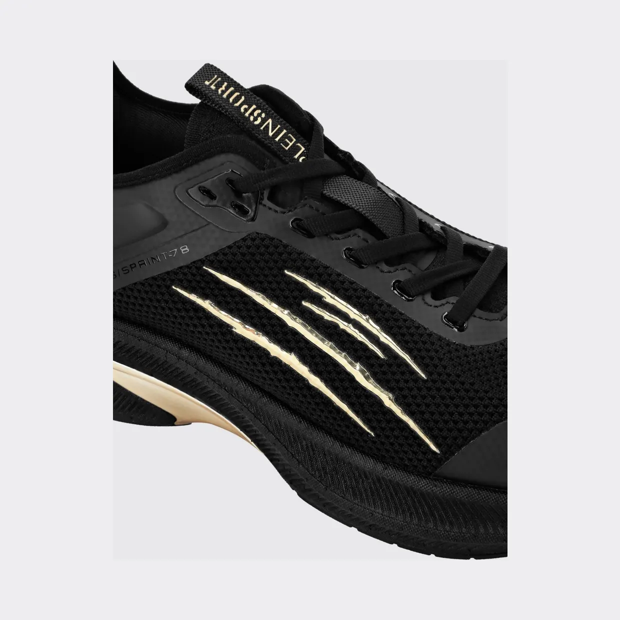 Plein Sport PS/Sprint-78 Two-Tone Mesh Trainers with Printed Logo Black (PAESUSC0778STE003N0202) (3)
