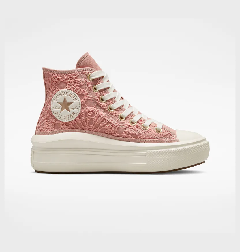 Converse Chuck Taylor All Star Move Platform Daisy Cord Canyon Dusk/rust Pink/egret