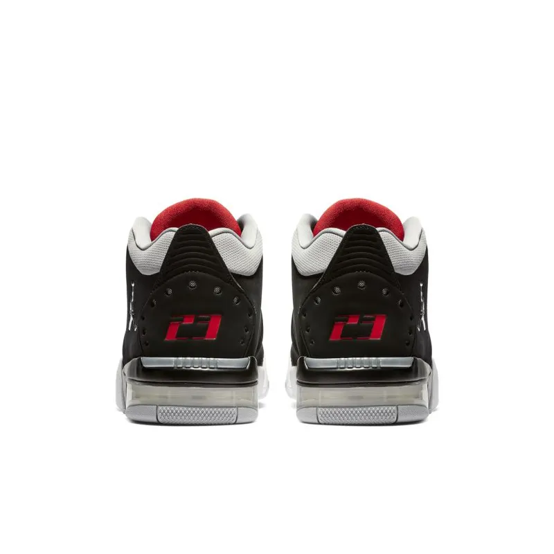 Jordan Big Fund Black Metallic Silver White University Red Black/Metallic Silver/White (BV6273-001)
