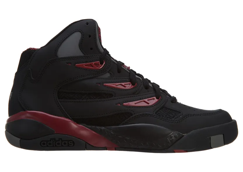 adidas Mutombo 2 Originals Basketball Shoe Cblack/Cblack/Cburgu (C75206)