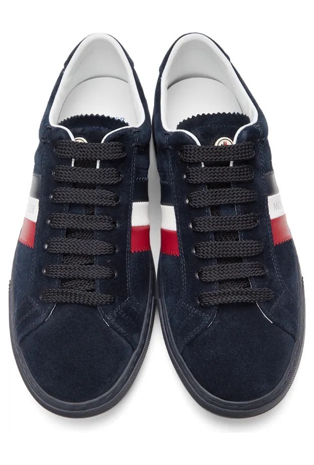 Moncler Navy Suede New Monaco Sneakers (4M714 – 40 – 01A96) (5)