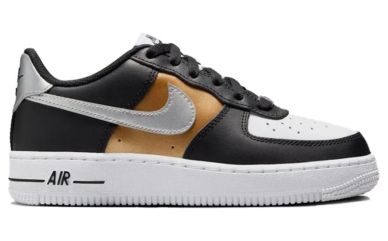 Nike Air Force 1 Low Black Metallic SIlver (HV0937-010)