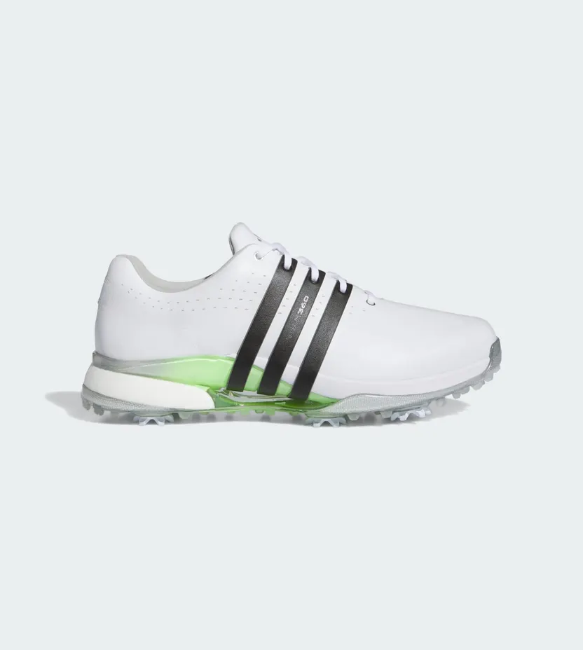 adidas Tour360 24 Wide Golf Cloud White Core Black Green Spark (IF0247)