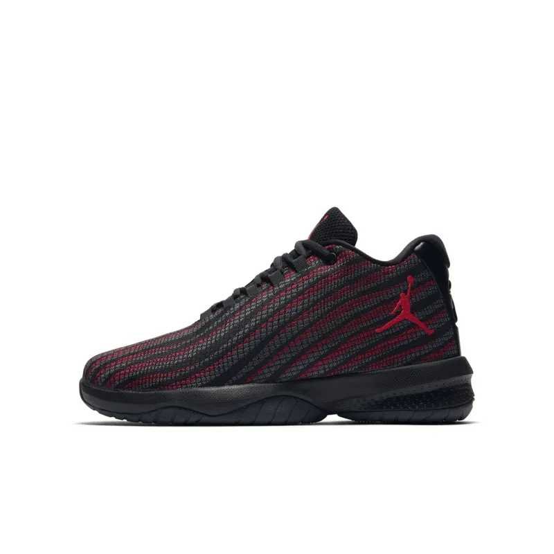 Jordan B. Fly Black Gym Red Dark Grey (GS) Black/Gym Red-Dark Grey (881446-005)