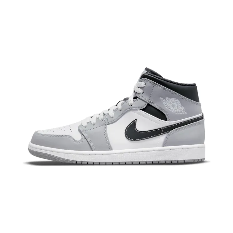 Air Jordan 1 Mid Smoke Grey Black “Light Smoke Grey / Anthracite / White” (554724-078)