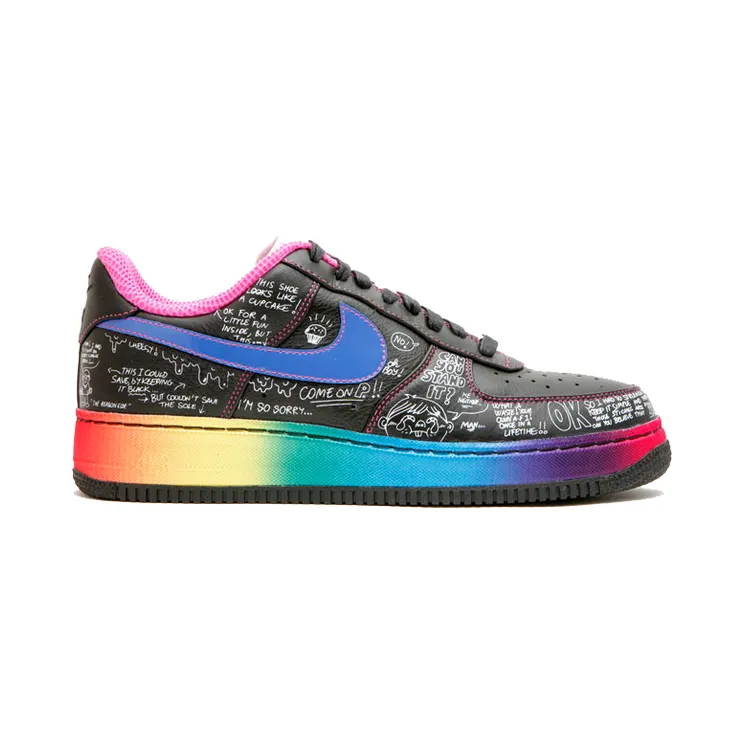 Nike Colette x Air Force 1 Low Supreme ‘Busy P’ Black/Varsity Royal (318985-041)