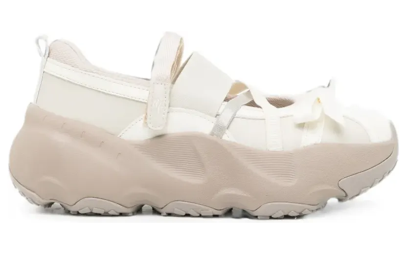 ROCKFISH Sneakers met klittenband en strik-detail – Beige (RF1SHBF3SK017CREAM)
