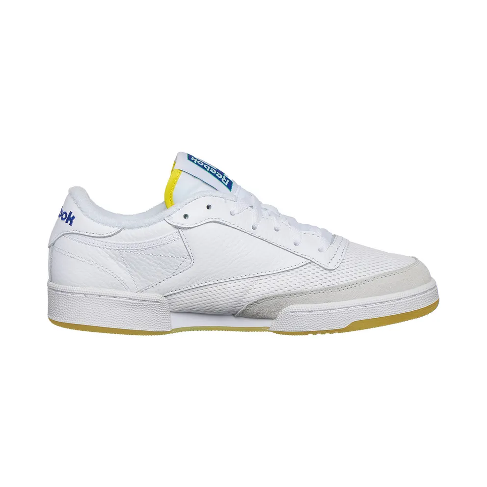 Reebok Club C 85 Footwear White / Stinger Yellow / Bright Cobalt (GY8052)