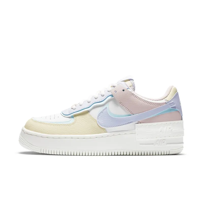 Nike WMNS Air Force 1 Shadow White Glacier Blue Ghost (2020) (CI0919-106)