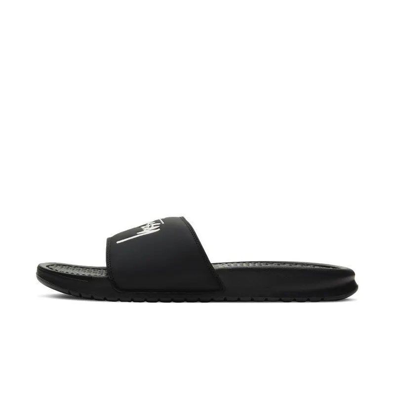 Nike Benassi Stussy Black Black/Black/White (DC5239-001)