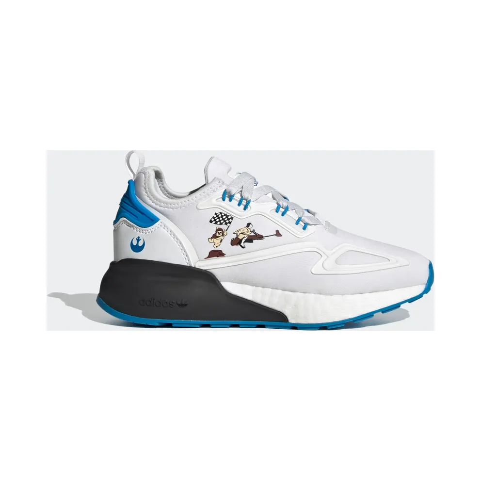 adidas ZX 2K BOOST J Cloud White / Scarlet / Core Black (G55568)
