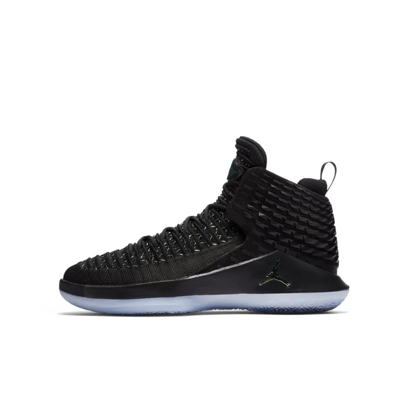 Jordan Air  XXXII Black Cat (GS) Black/Multi-Color-Metallic Silver (AA1254-003)